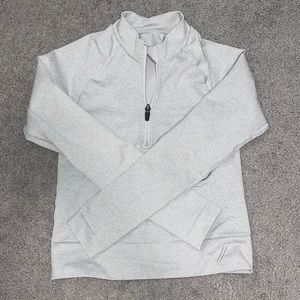 Long Sleeve Crop Top w/ Quarter Zip